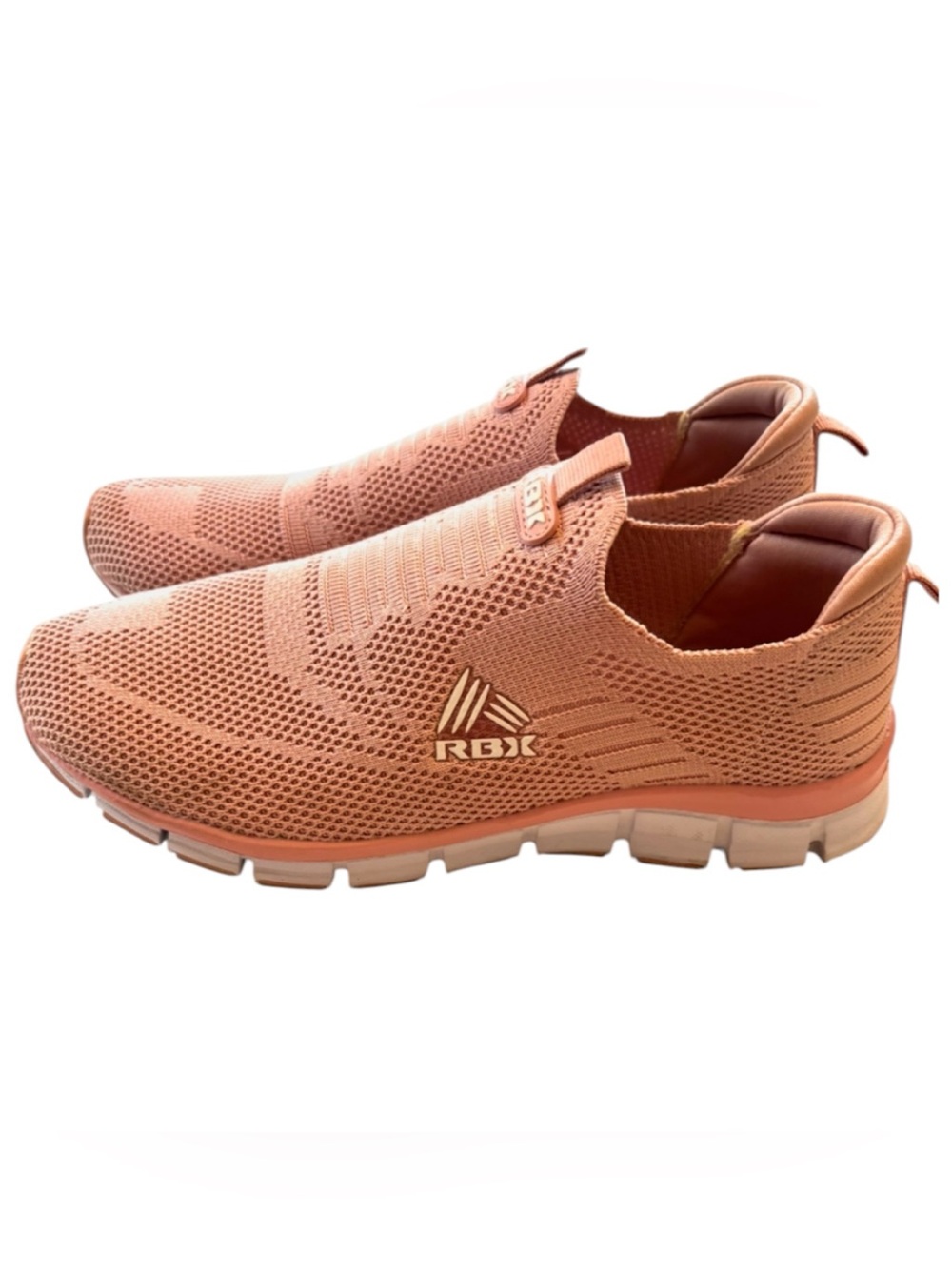 RBX Dusty Pink Live Life Active Slip-On Mesh Sneakers Breathable SZ 7.5 Worn 1X - Picture 15 of 15